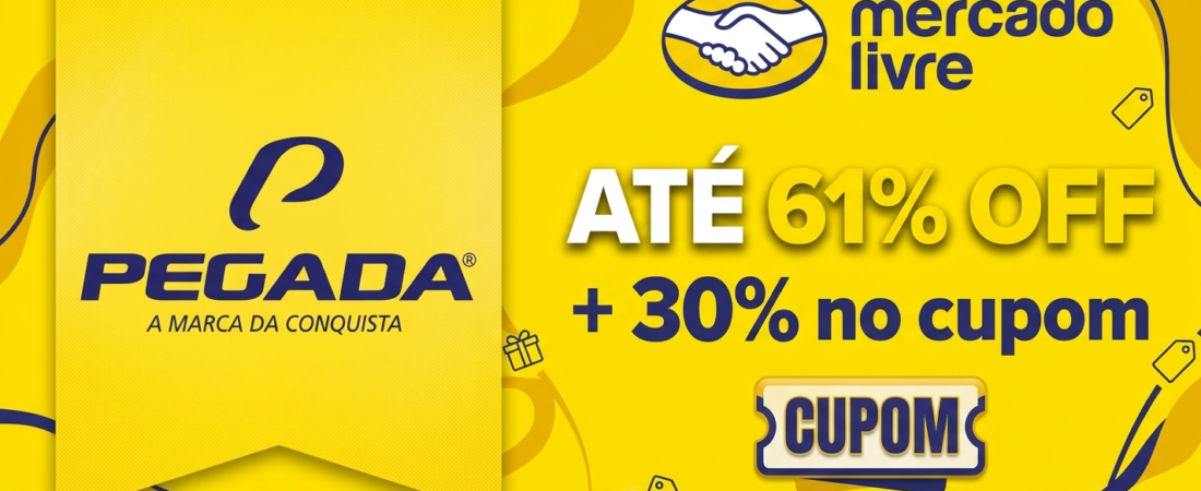 Sapatos Pegada com 30% OFF com cupom Mercado Livre