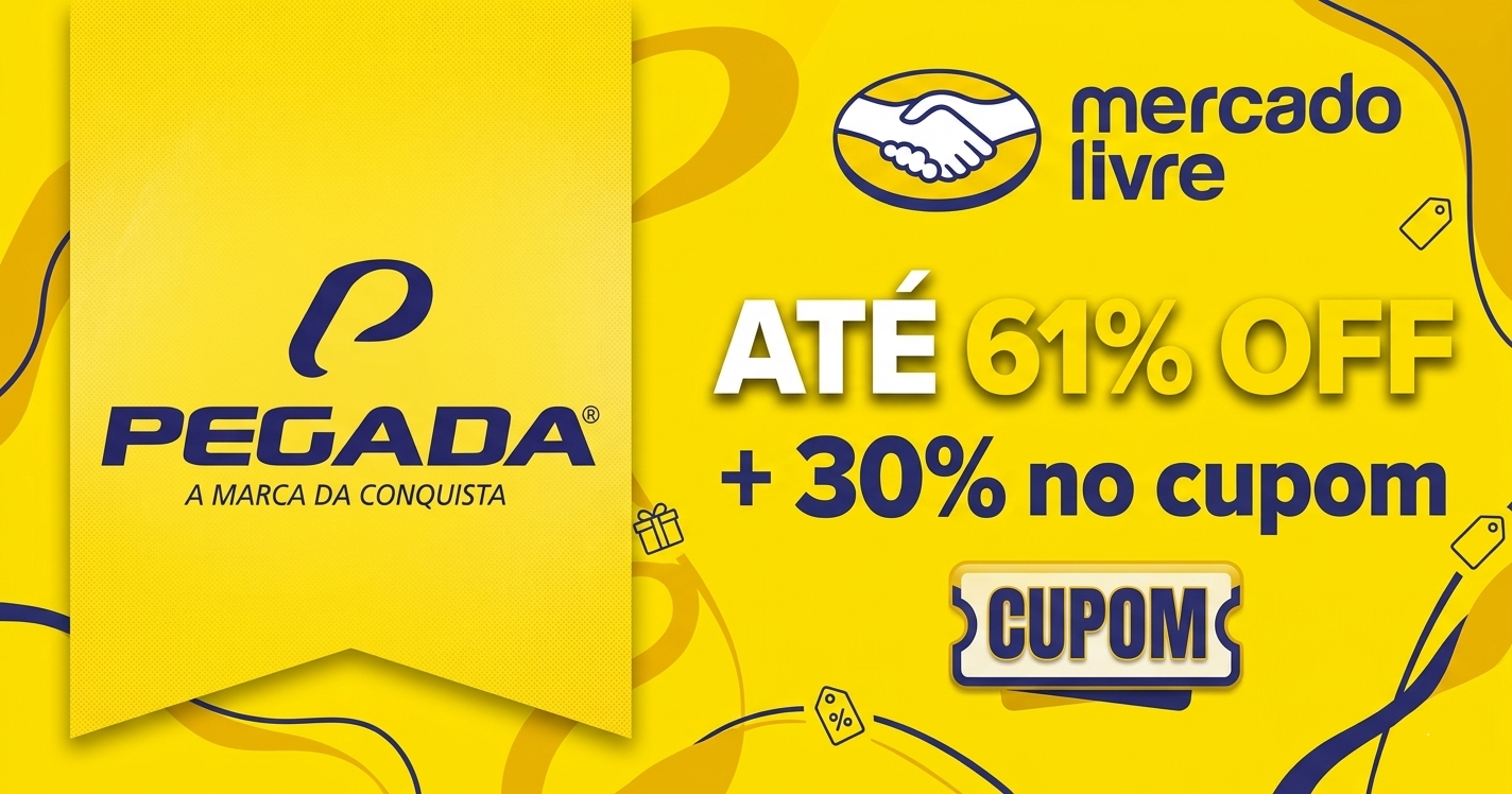 Sapatos Pegada com 30% OFF com cupom Mercado Livre
