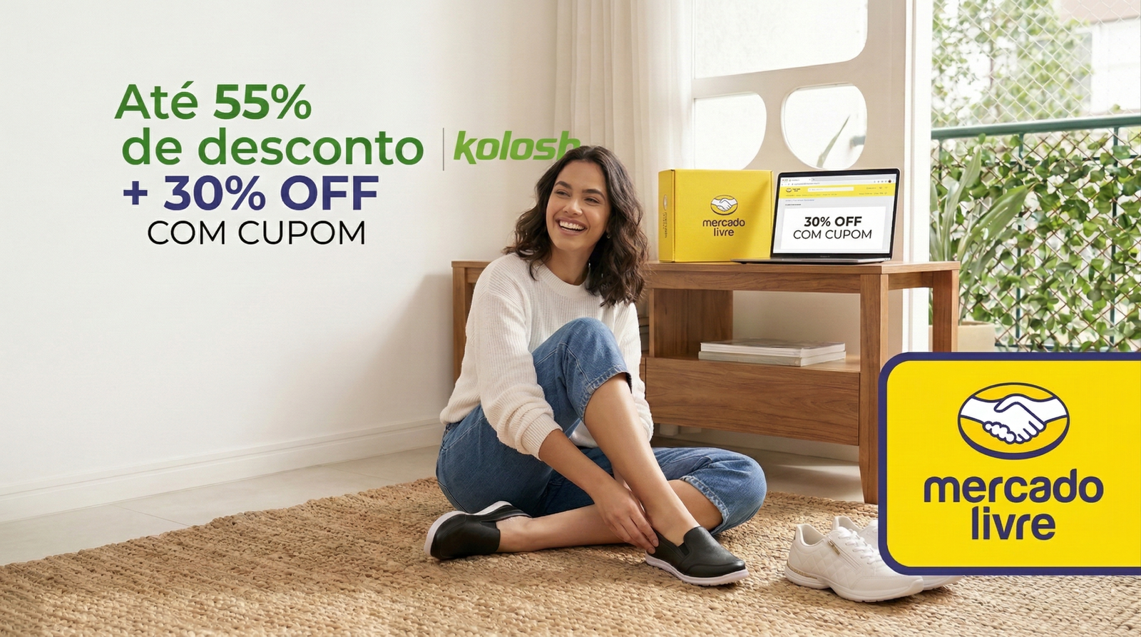 Tênis Kolosh com 15 a 25% OFF com cupom Mercado Livre